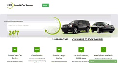 Desktop Screenshot of 247limocarservice.com